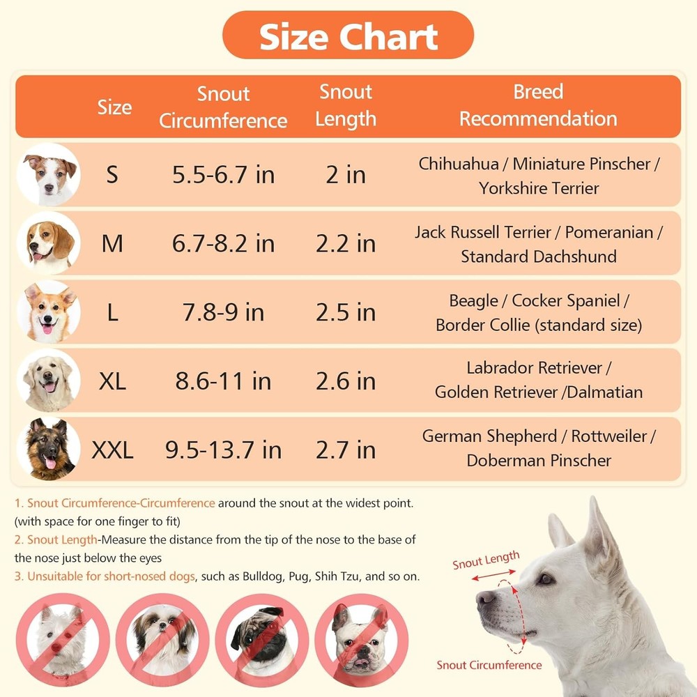 Soft Dog Muzzle Breathable Mesh Muzzle Small Medium Large Sized Dog Mouth Cover