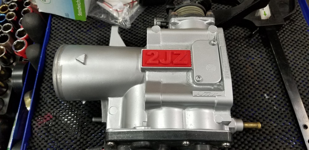 2JZ-GE Custom Throttle Body Emblem
