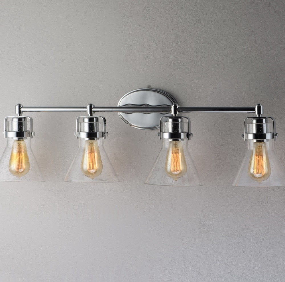 MAXIM Lighting 26114CDPC 4-E26 Vanity Light 32”