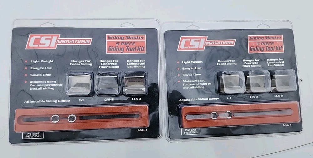 2- CSI 5 PIECE SIDING INSTALLATION TOOL KIT - CS Innovations