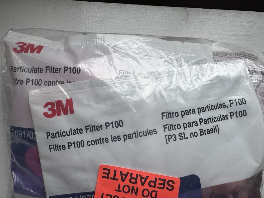 3M 2091 P100 Particulate Filter, 3 Pairs