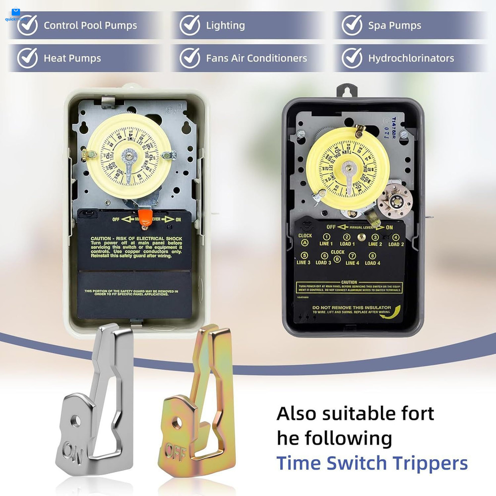 10 Pack Timer Trippers Replacement Switch Kit for Intermatic Gold and Silver