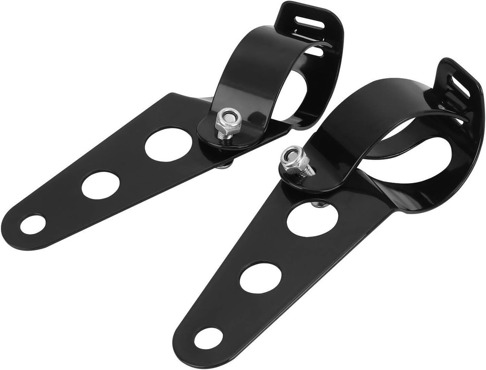Universal 35mm-43mm Motorcycle Headlight Mount Brackets Fork Ear for Chopper ...
