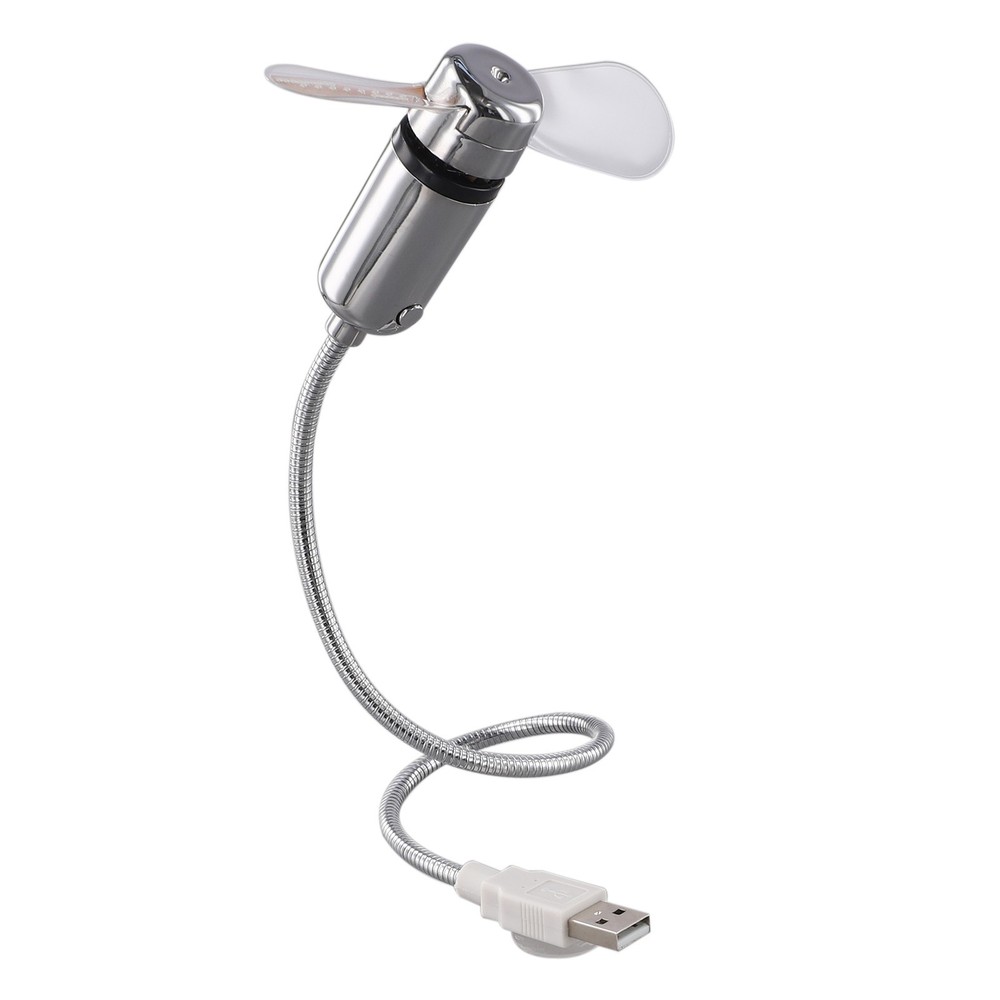 Convenient USB Clock Fan with Integrated Temp Monitoring Functionality