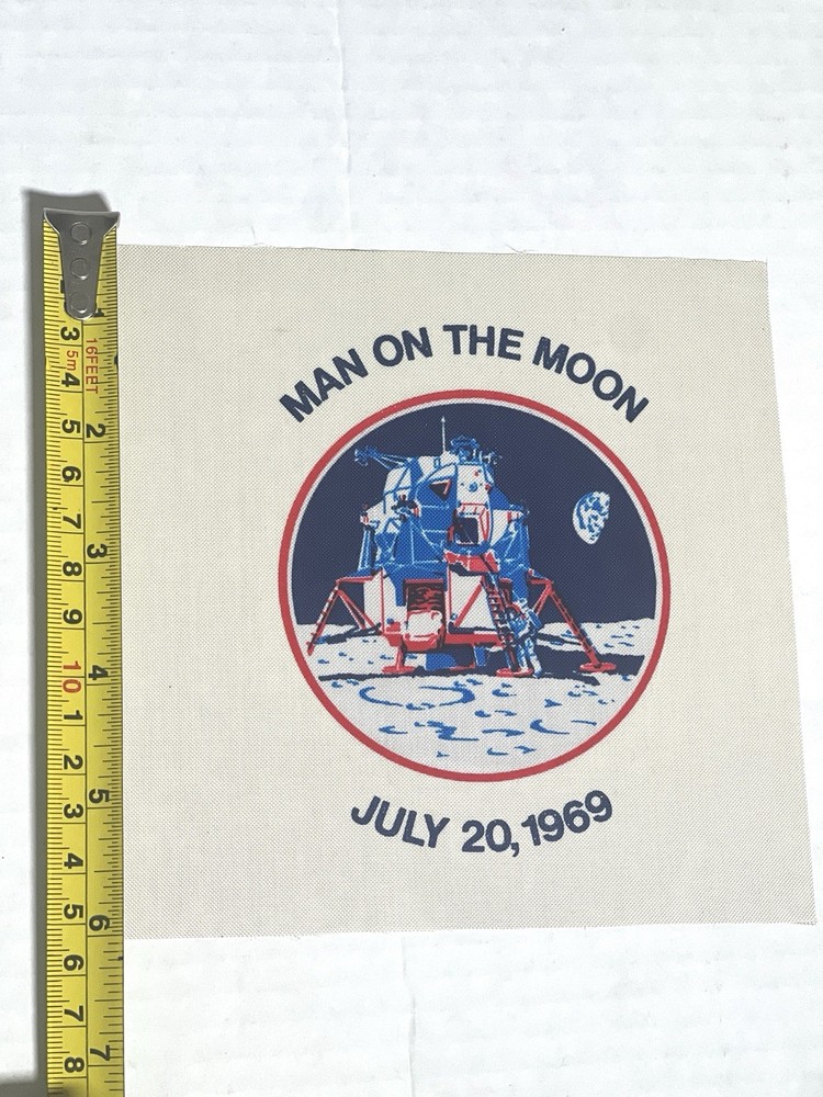 1969 Man On The Moon & Eagle Has Landed Beta Cloth Patch Collection
