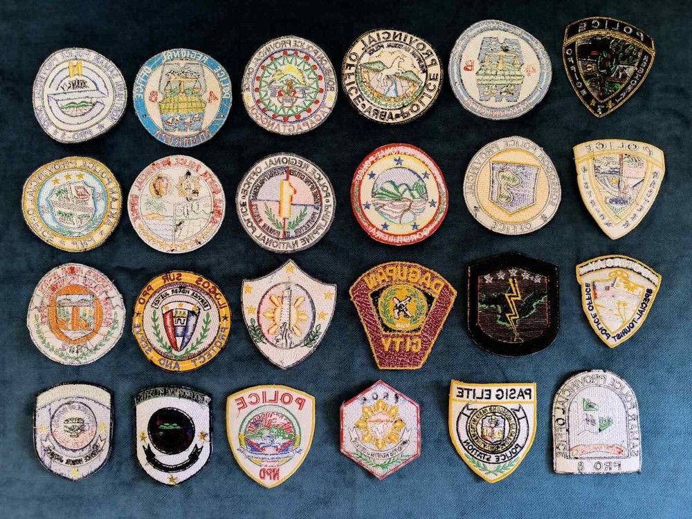 PHILIPPINES POLICE PATCH collection 24 patches