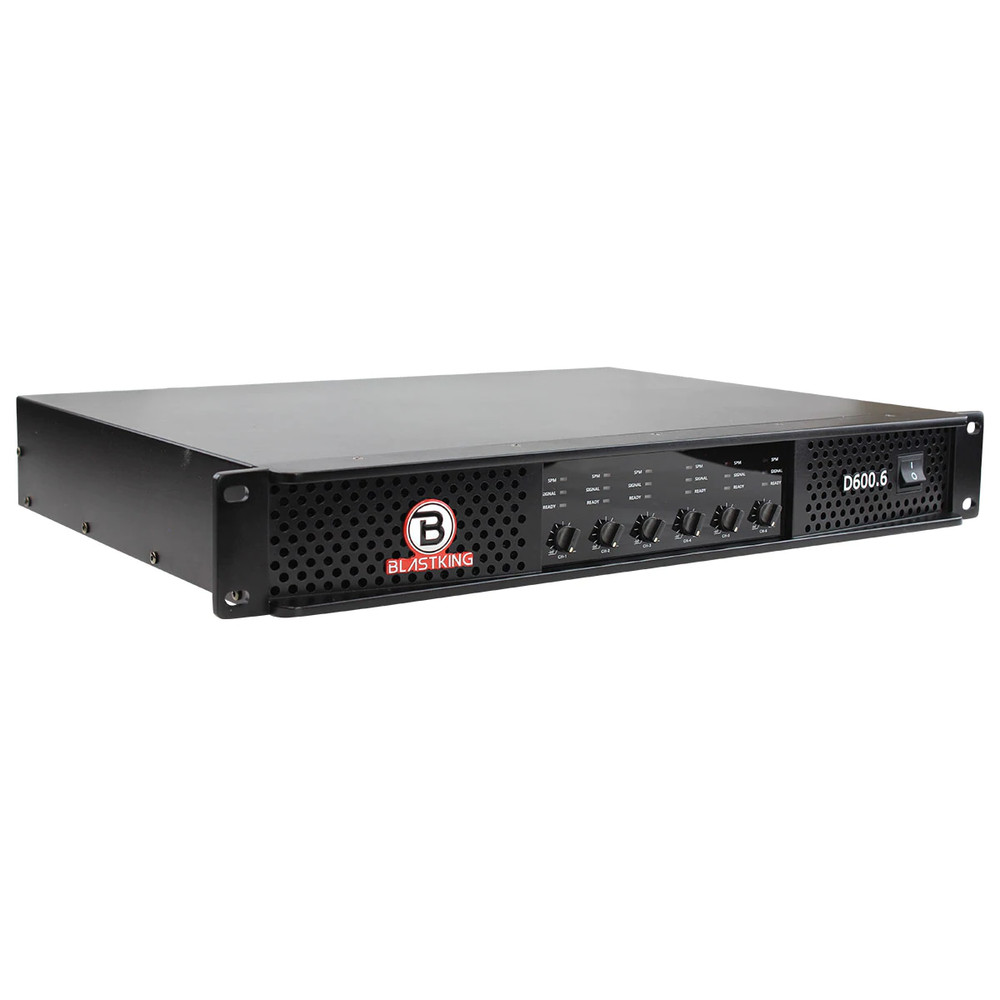 Blastking D600.6 3600 Watt 6 Channel Class D Amplifier