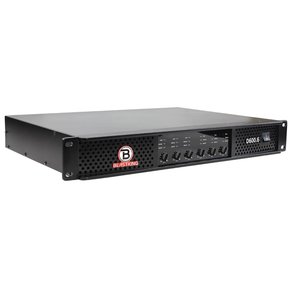 Blastking D600.6 3600 Watt 6 Channel Class D Amplifier