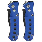 Folding Pocket Knife 2" Blade with Case, 2 Pack