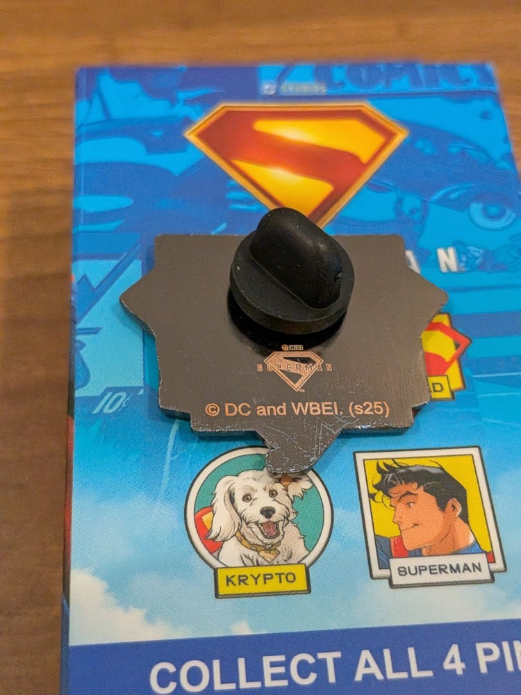 DC Comics Krypto Pin Superman S Shield Mystery Blind Box New
