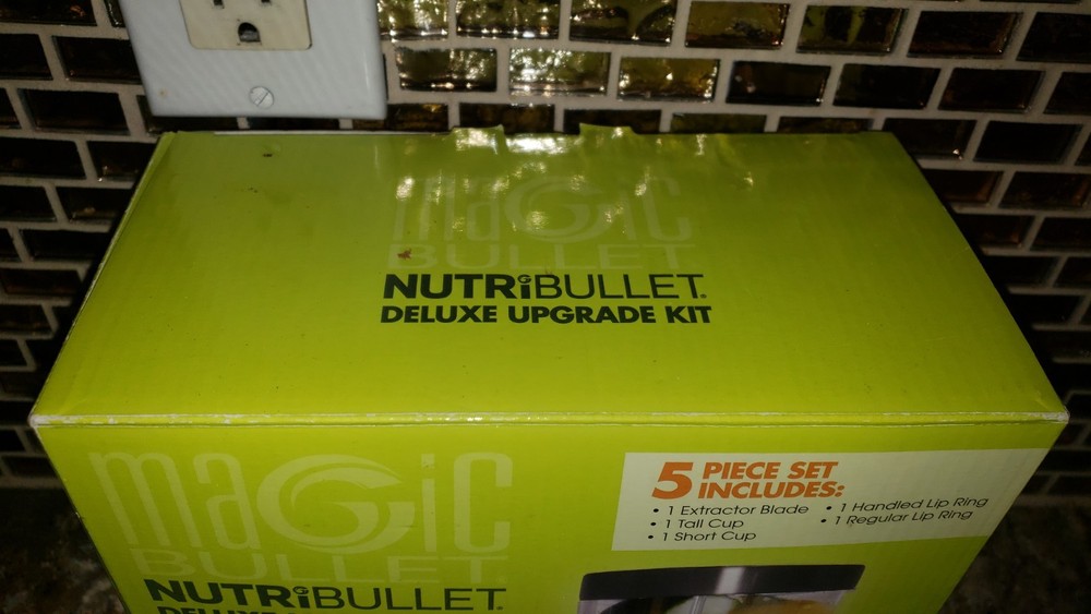 Magic Bullet Nutri Deluxe Upgrade Kit 5 Piece Nutrition Extractor Accessory