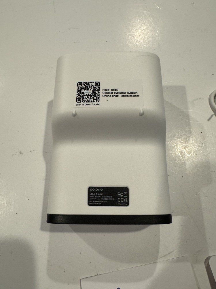 Polono PM220S Portable Bluetooth Thermal Label Maker 2”