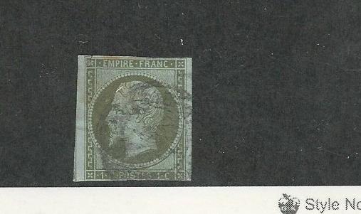 France, Postage Stamp, #12 Used, 1860