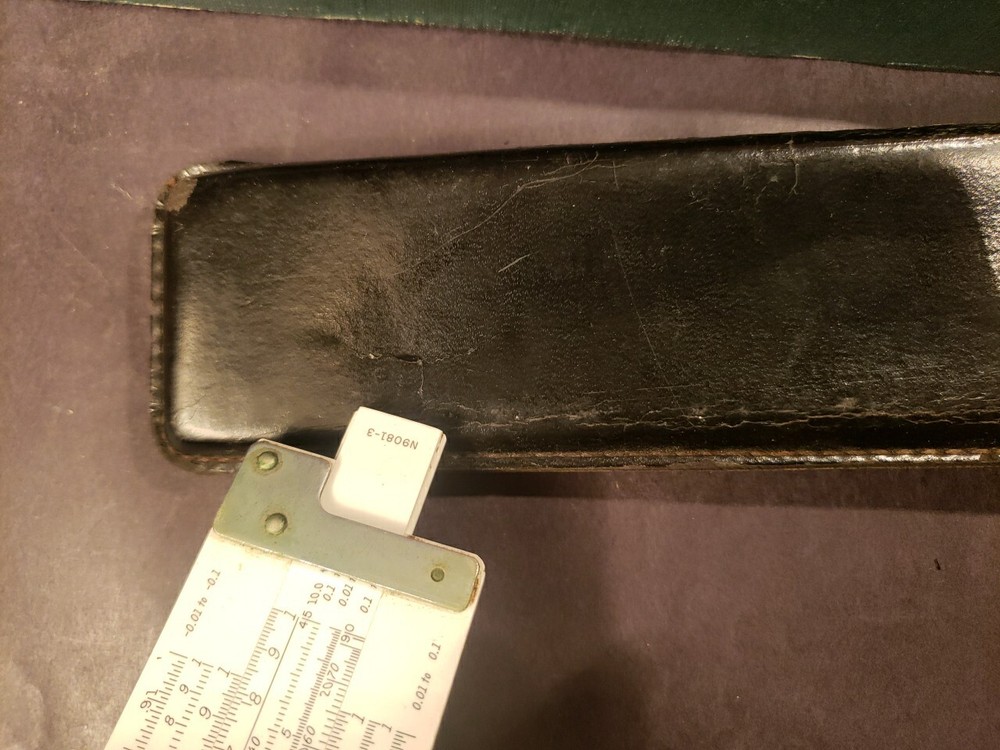 Doric K & E Co 1947 Slide Rule With Leather Case