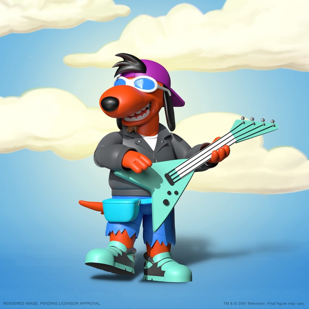 The Simpsons ULTIMATES! Wave 1 - Poochie 7 inch scale, Multicolor