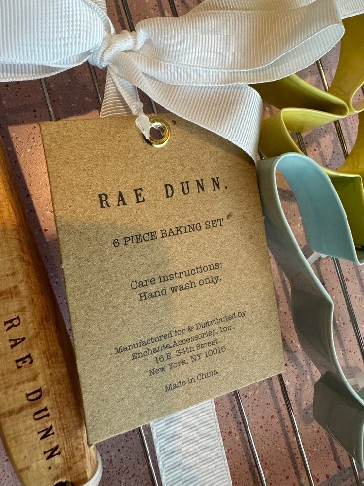 Rae Dunn 6 Piece Baking Hunny Bunny Set