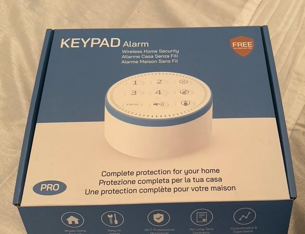 Wireless Home Security System No Monthly Fee 4 Pack Home Security Alarm