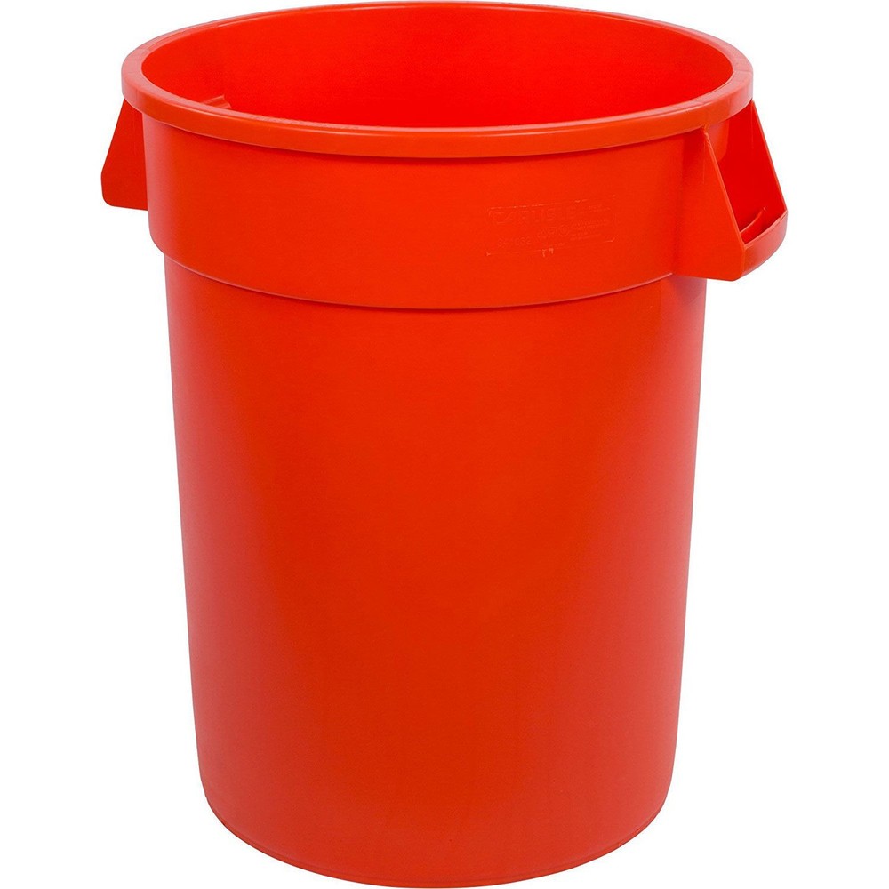 Bronco 32 Gallon Waste Container Orange