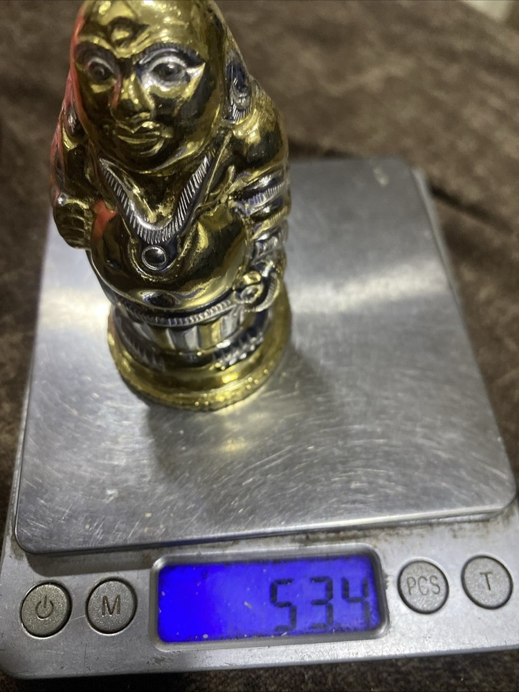800 Solid Hallmark Silver Kuber Laughing Buddha Statue Buddha Statue 53GM Lucky