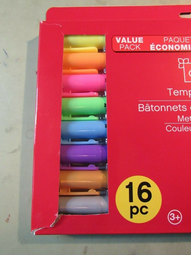 Craft Smart Tempera Paint Sticks 16 Piece Value Pack New in Packaging