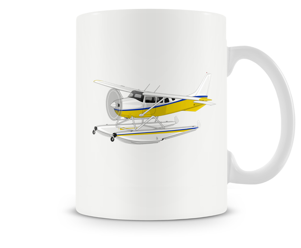 Cessna 206 Floatplane Ceramic Coffee 15oz.