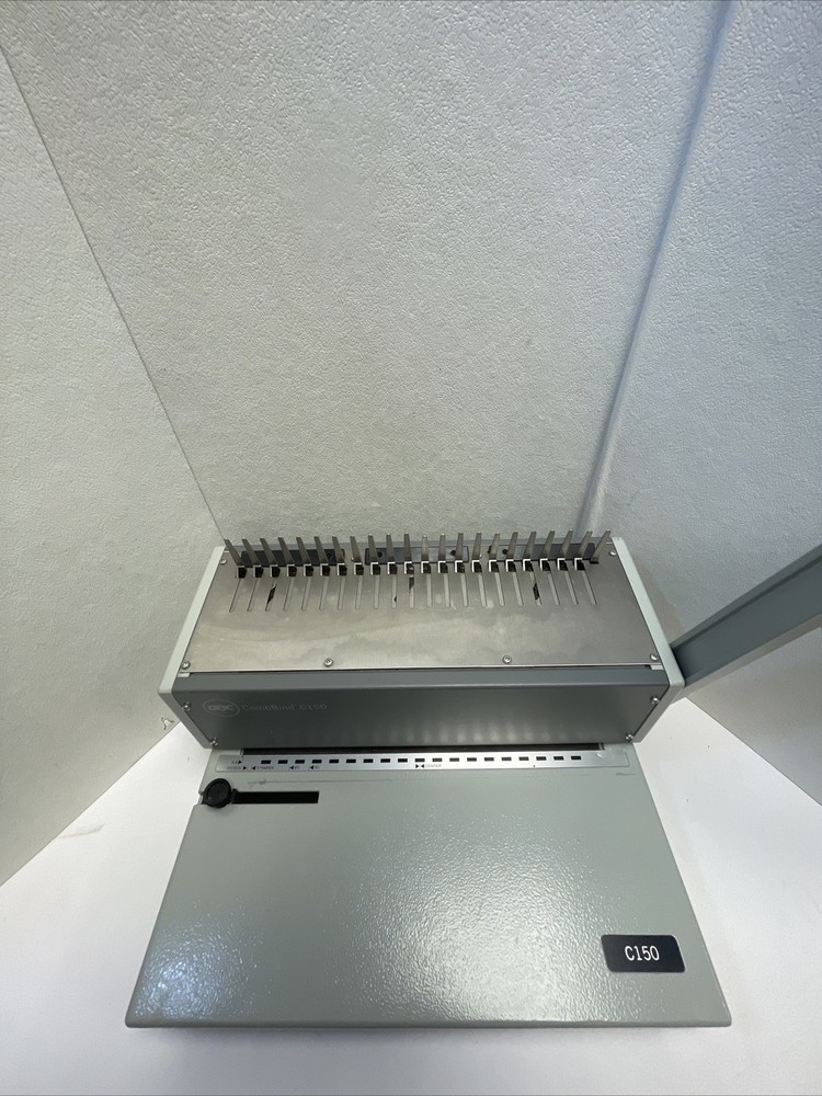 GBC CombBind C150 Heavy Duty Comb Binding Machine Commercial – Tested