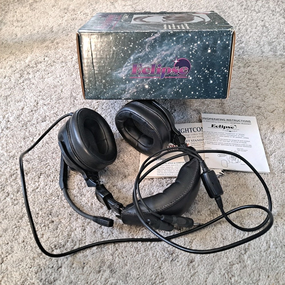 Eclipse Flightcom Headset Working, Read