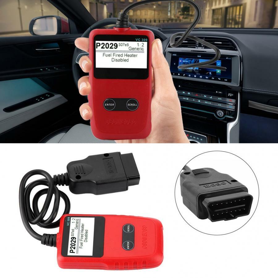 VC309 Car EOBD OBDII Scanner Code Reader Auto Fault Engine Diagnostic Reset Tool