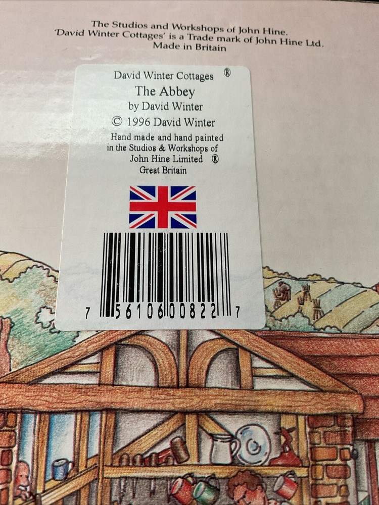 The Abbey - 1996 David Winter - Includes Box & COA