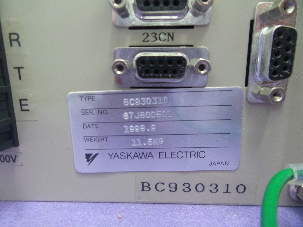 Yaskawa BC930310 Servo Controller TEL Unity , USED