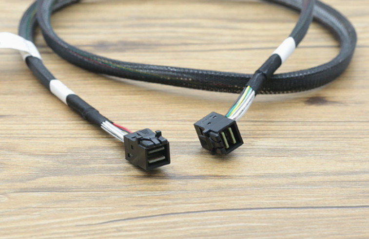 used 12G Mini sas line 8643 pair SFF-8643 server array card data line