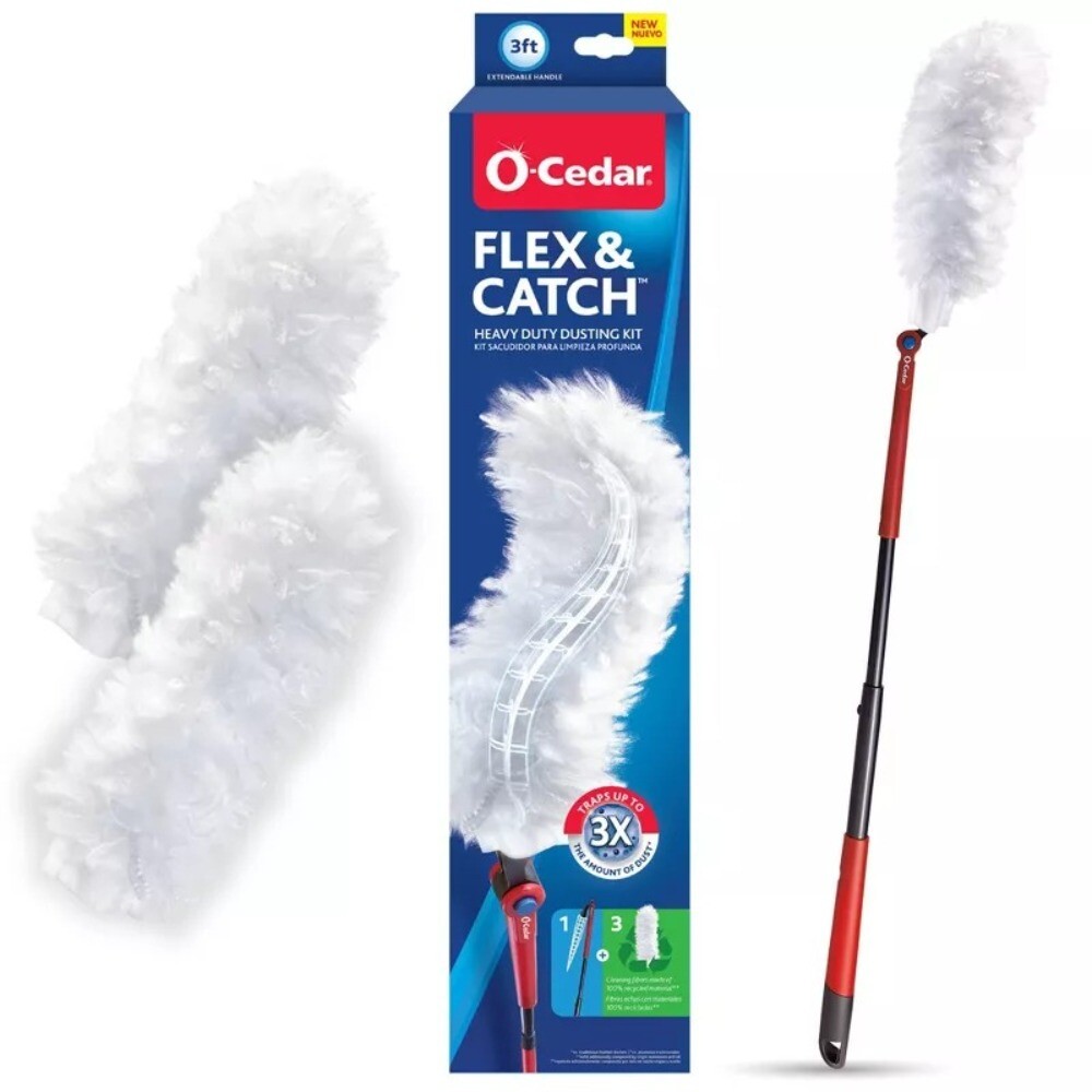 Flex & Catch Heavy Duty Duster Kit with Refills - 4ct