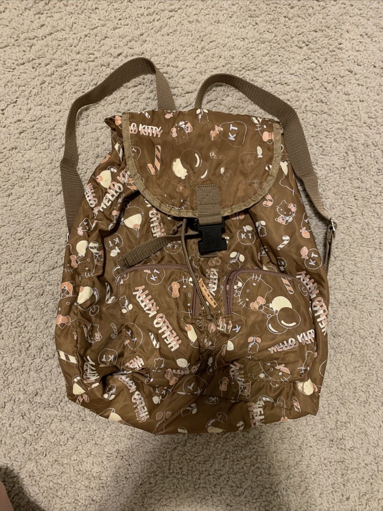 Hello Kitty Themed Foldable Travel Backpack