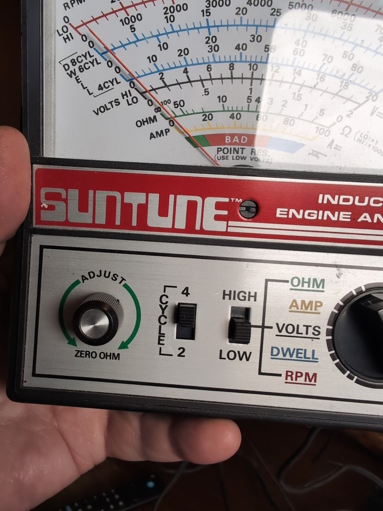SUNTUNE Inductive Engine Analyzer Model CP7673 USED