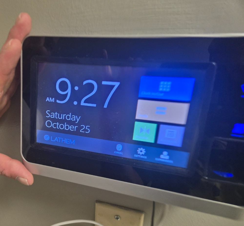 LATHEM CT72 Biometric Time Clock