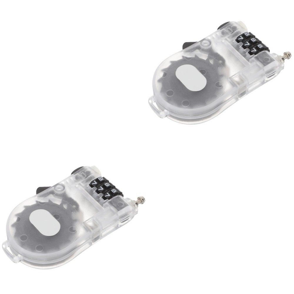 2 Pieces Snow Board Lock Lightweight Ski Combination for Snowboard