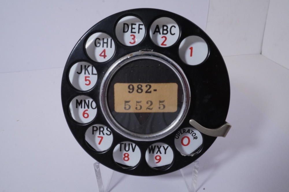 A Original Marked WESTERN ELECTRIC 5H DIAL for 302 or 202 Completely Refurbished
