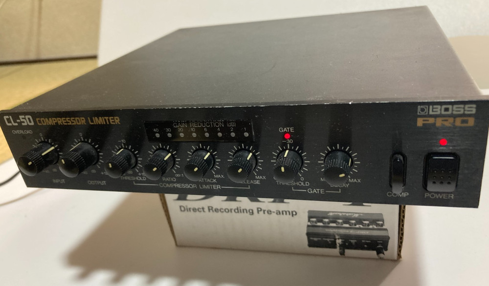 Boss CL-50 Pro Compressor Limiter High performance Half Rack Unit