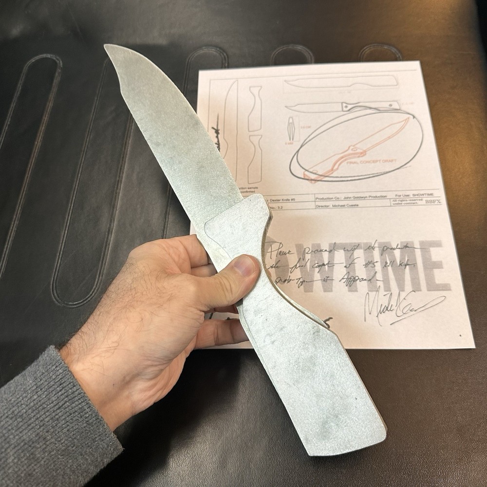 AUTHENTIC Preproduction - Sample Design “Kill Knife” for DEXTER Showtime Series