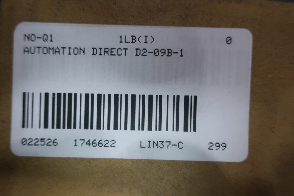 Automation Direct D2-09B-1 Chassis Module