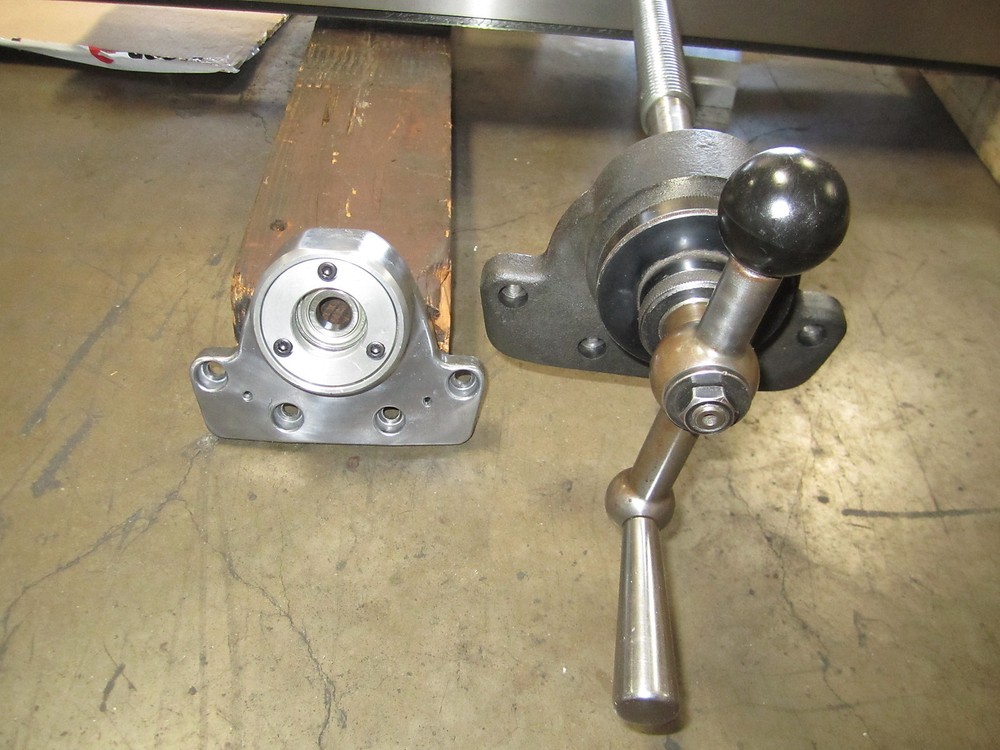 X Axis End Cap w/ Bracket fit Bridgeport (Double Bearings / Left Hand Side)