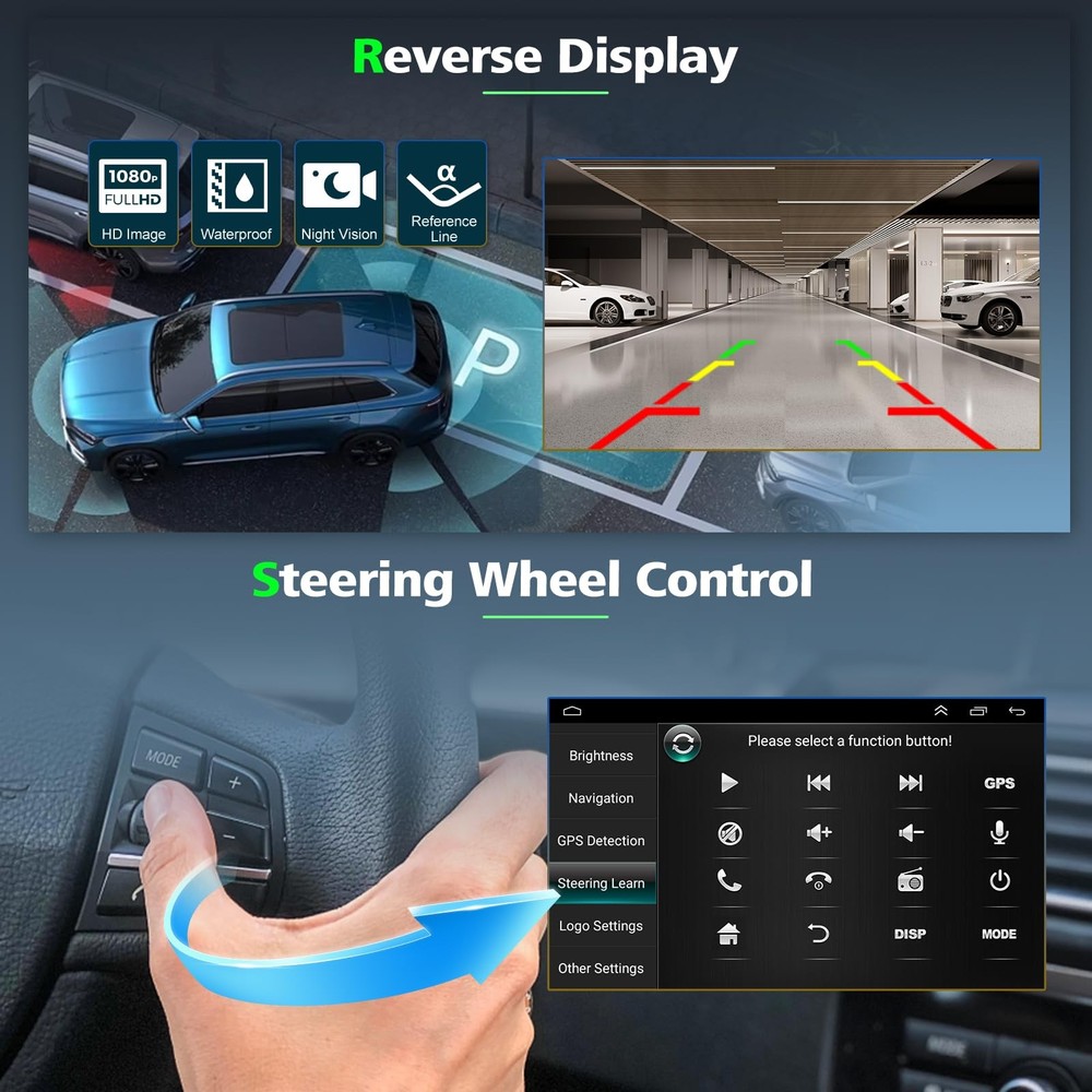 Transit Connect 2010-2014 10 Touchscreen Stereo Wireless Carplay Android Auto