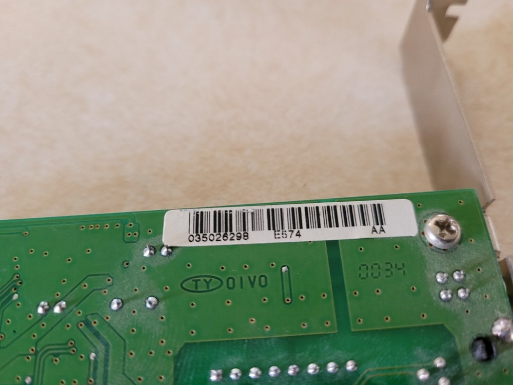 Linksys LNE100TX Ethernet Card