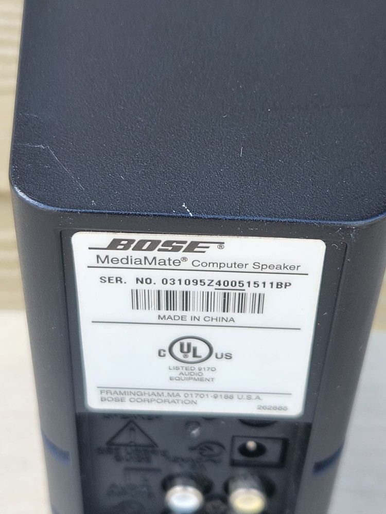 Bose Mediamate Single Computer Speaker Only Tested Working
