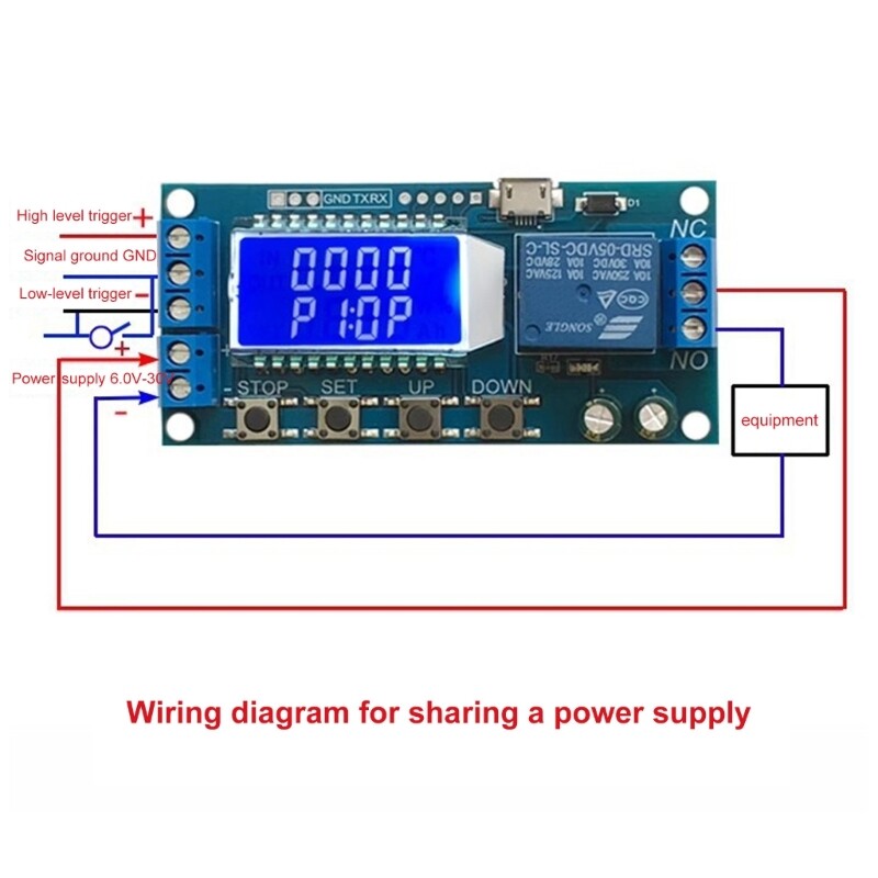 Timer Relays Controller Module Cycle Triggers Delay Timer Electronic Relays