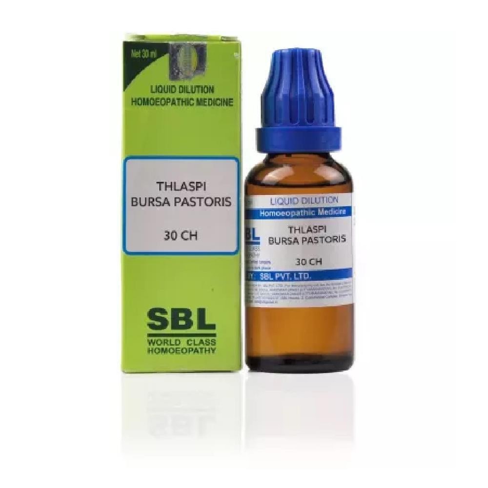 SBL Homeopathic Thlaspi Bursa Pastoris (30 ML / 100 ML) (Select Potency)