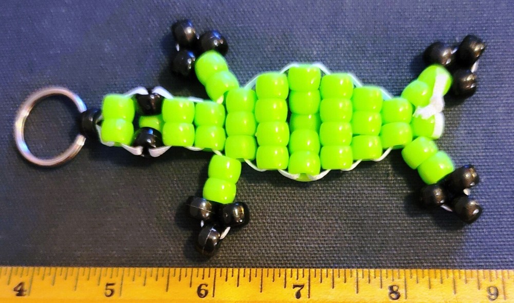 Fun 2" Beaded Alligator Keychain