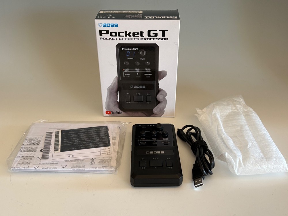 Boss Pocket GT Effects Processor in Box with paperwork Unused