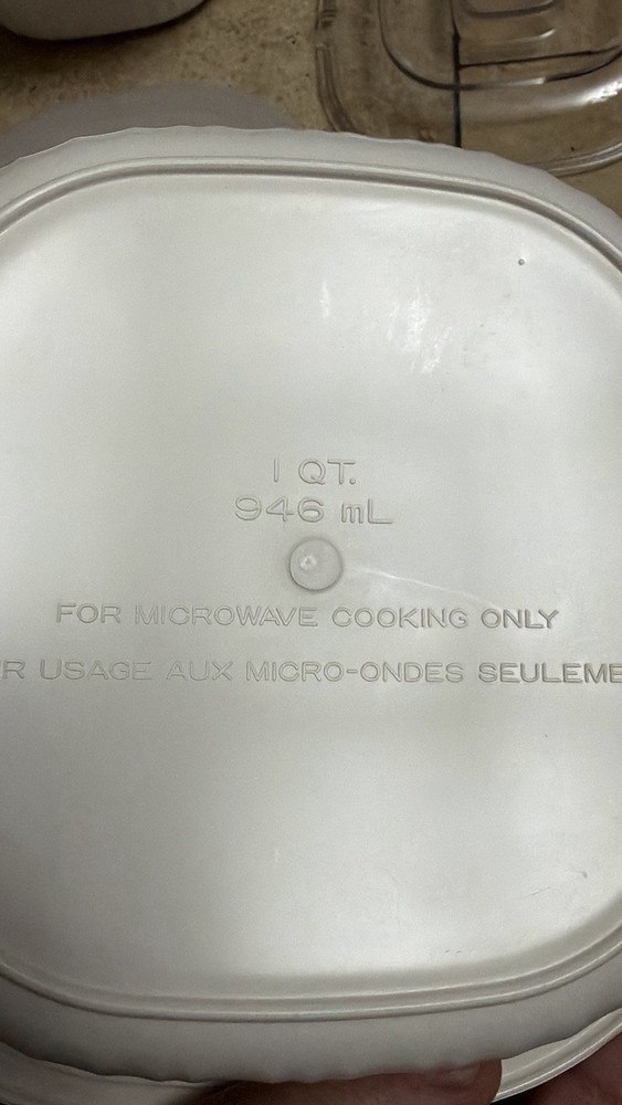 RUBBERMAID MICROWAVE COOKWARE 9 PC STACKING NESTING SET 3 2 & 1 QT BOWLS +