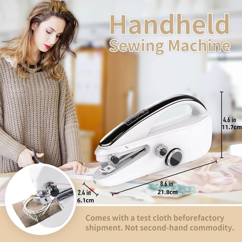 1 Set Handheld Sewing Machine W/Complete Accessory Kit Home Use DIY Tool